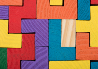 colourful blocks stacked together