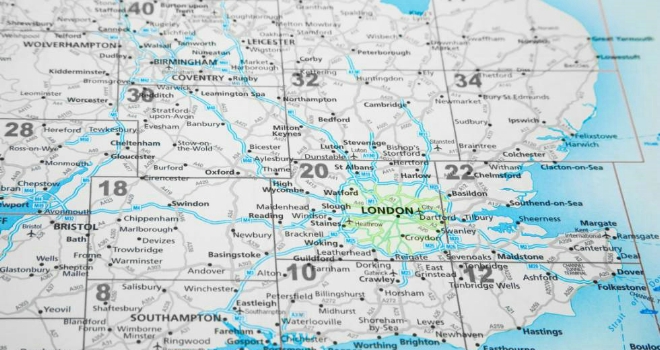 uk map london england