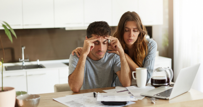 22% of households a month away from financial hardship Financial stress